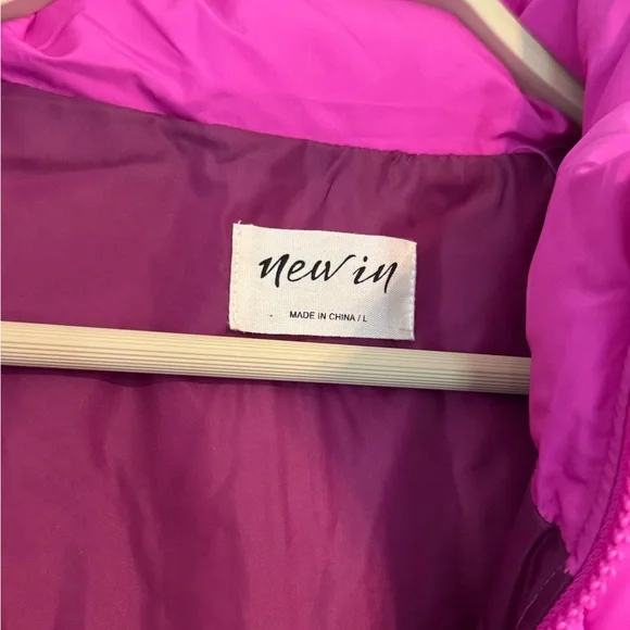 Fuchsia Barbie Pink Quilted Puffer Vest - Picture 4 of 13